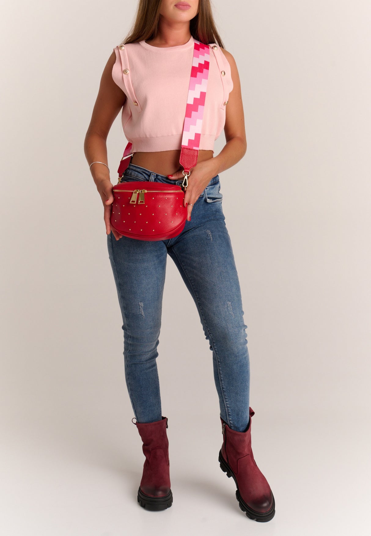 Bosccolo Shoulder Bag In Red