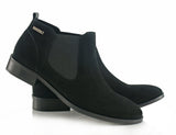 Bosccolo Womenselastic-Sides - Black Suede