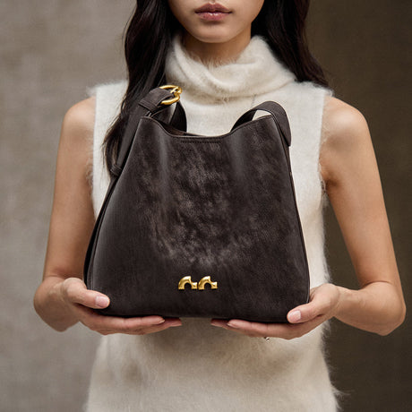 Nalandu Midnight Luxe Large Capacity Tote Bag - Chocolate