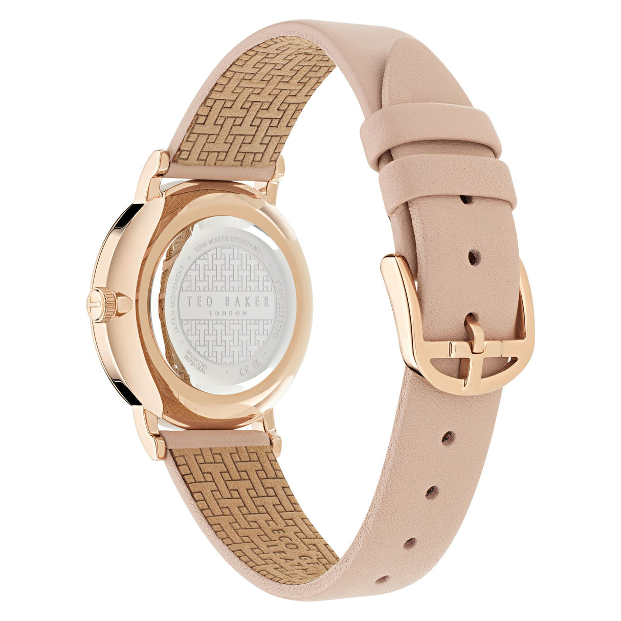 Ted Baker Womens Staciie Hearts Pink 32mm Watch & Bracelet Gift Set