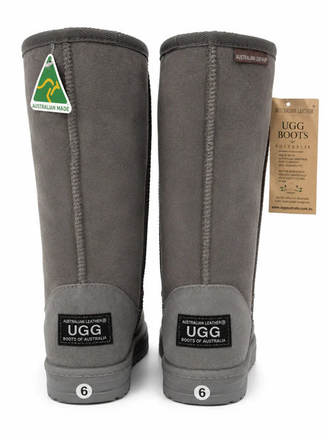 Australian Leather Ugg Classic Long - Grey - AU6