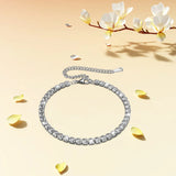 Krystal Couture Arena Crystal Tennis Bracelet Embellished with SWAROVSKI Crystals