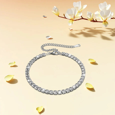 Krystal Couture Arena Crystal Tennis Bracelet Embellished with SWAROVSKI Crystals