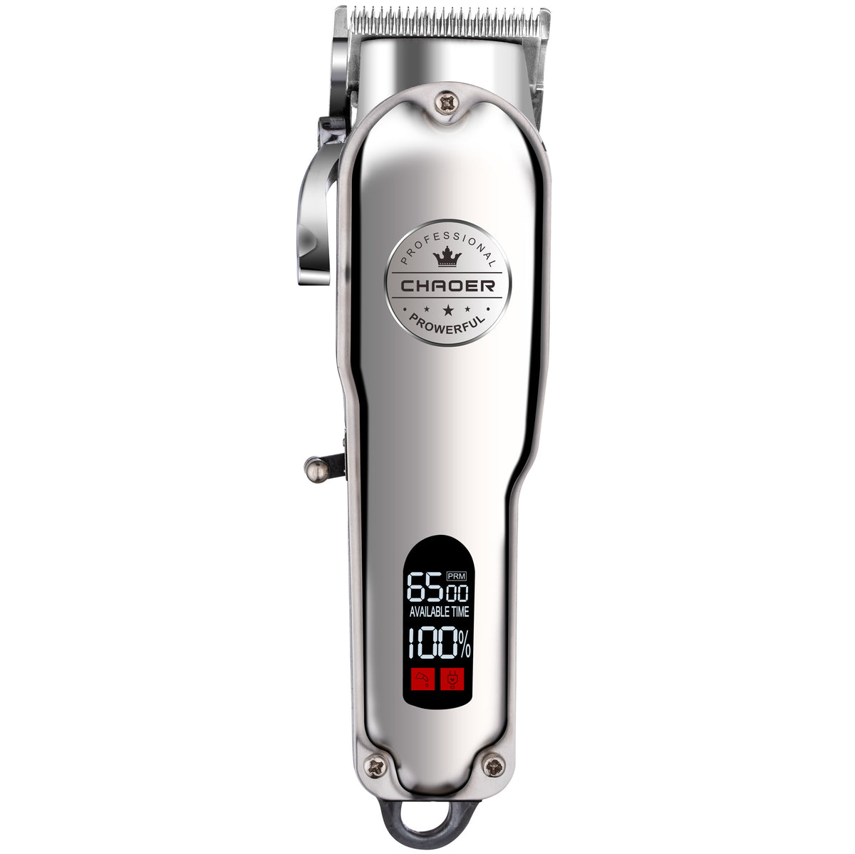 TODO Cordless Hair Clipper Beard Trimmer 3.7V 2000mAh Stainless Steel Blade USB Charge