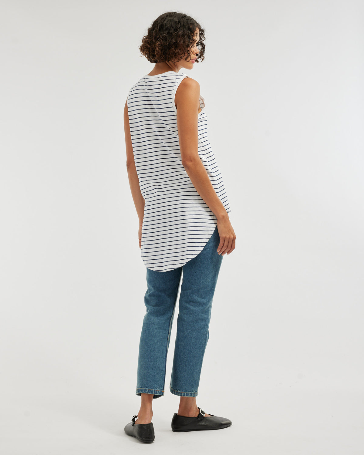 Amelius Claudia Longline Tank - Stripe