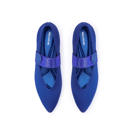 Belle Detachable Strap Mary Jane Heels - Sapphire