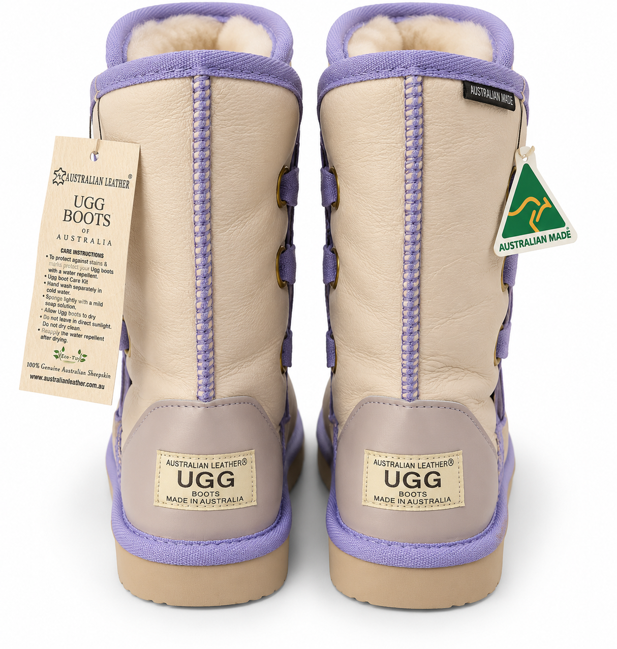 Australian Leather Ugg Roxy Nomad Long Uggs - Lilac - AU4