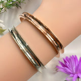 Bullion Gold Lisa Luxe Cuff Bangle Rose Gold