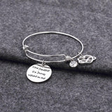 Bullion Gold A True Friendship Inscriptions Adjustable Bracelet