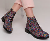 Bosccolo Womens Boots - Flower Multicolor