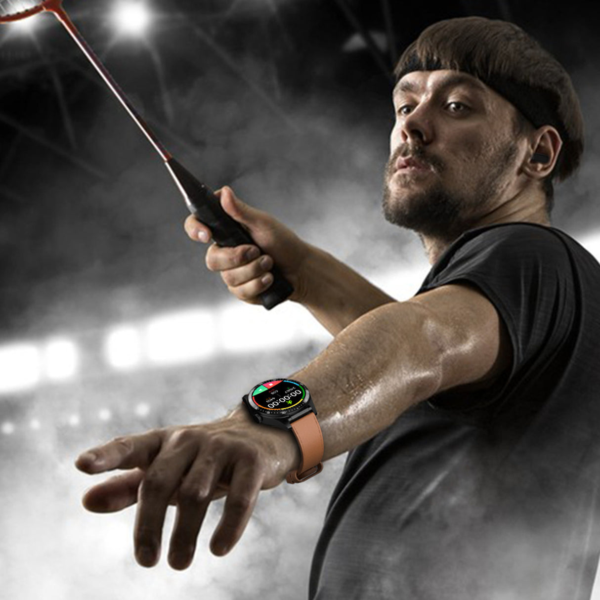 Fitsmart Momentum Audio Smartwatch with Built-in Earbuds 47mm