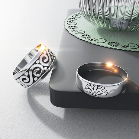 Solid 925 Sterling Silver Antique Celtic Filigree Ring