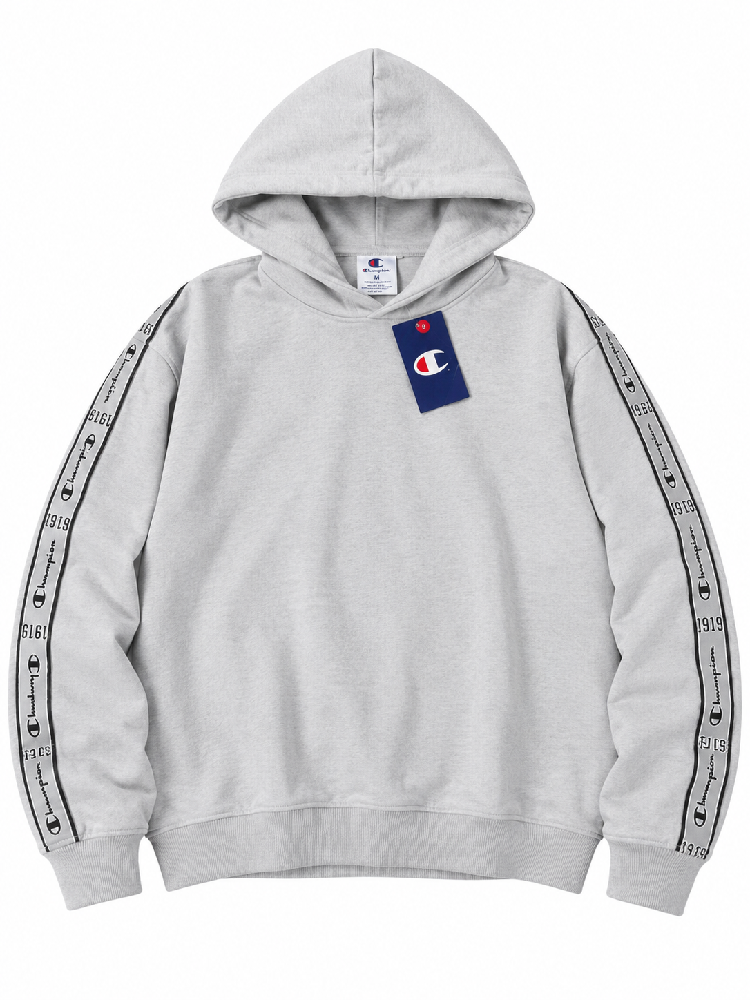 Champion Men's Sps Lux Taping Hoodie - Castle Wall Grey
