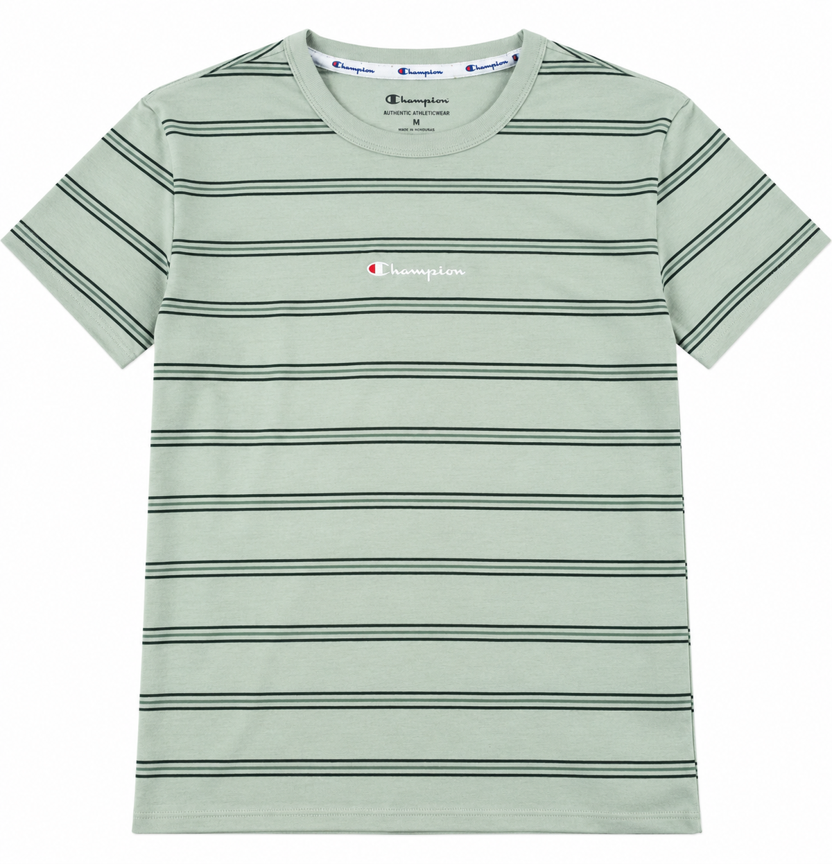 Champion Men's Script Stripe Tee - Stripe Xu4