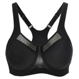 No Bounce High Support Workout Bra - Black