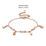 Bullion Gold Love Charm Bracelet
