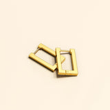 Bullion Gold Stylish Gold Hoop Earrings