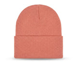 Cherry Red Classic Beanie - Apricot