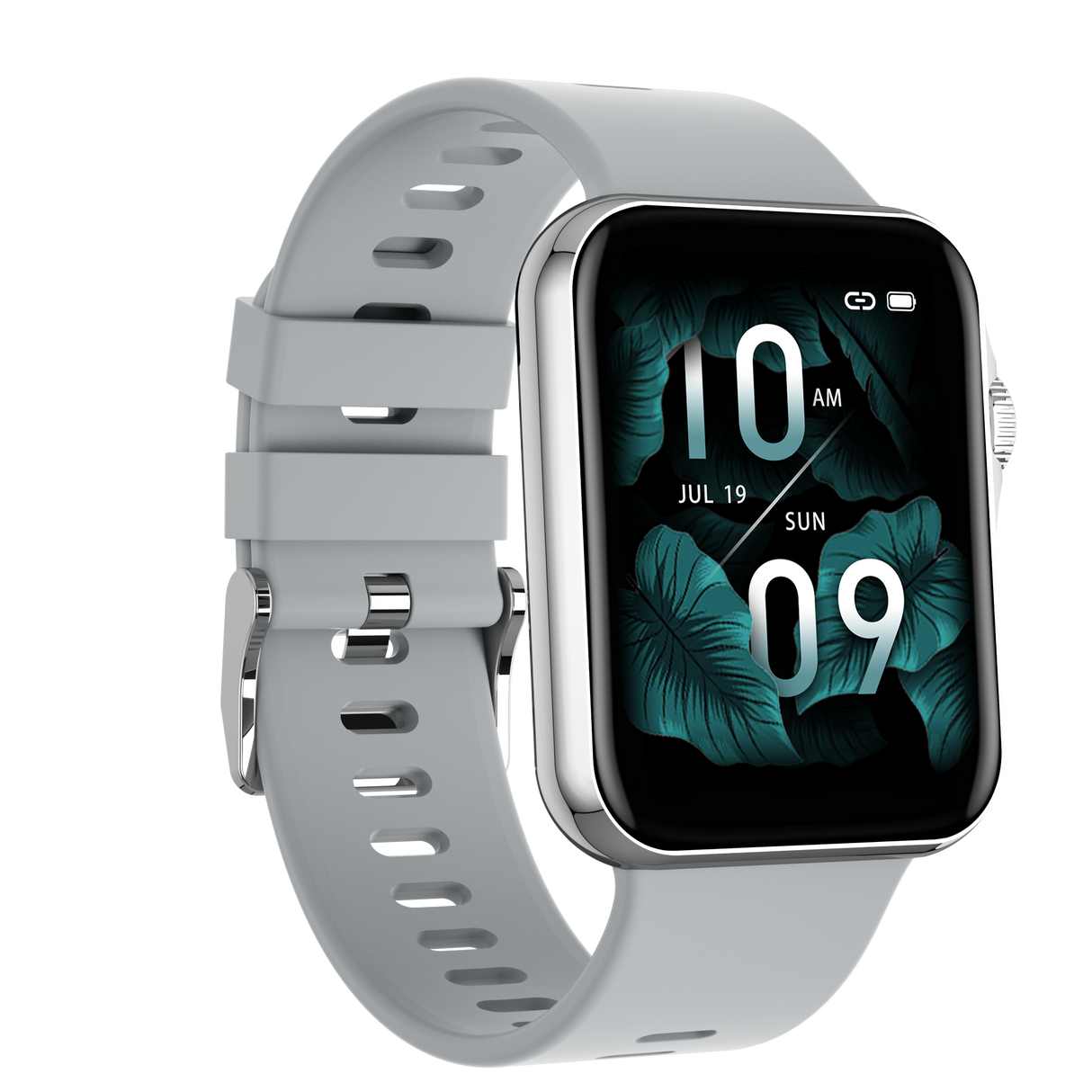 TODO Bluetooth Smart Watch Monitor Heart Rate BPM Blood Pressure Oxygen - Grey