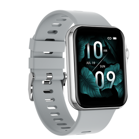 TODO Bluetooth Smart Watch Monitor Heart Rate BPM Blood Pressure Oxygen - Grey