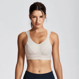 High Impact Bounce Control Wireless Workout Bra - Beige