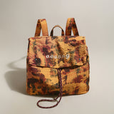 Earthy Camo Ripstop Backpack - Amber