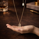 Krystal Couture Glittery Blade Necklace