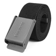 Firetrap Men's Bottle Opener Raised Woven Belt - Black