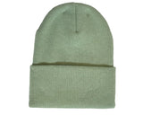 Cherry Red Classic Beanie - Green