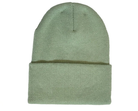 Cherry Red Classic Beanie - Green