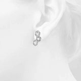 Bullion Gold Honeycomb Earrings