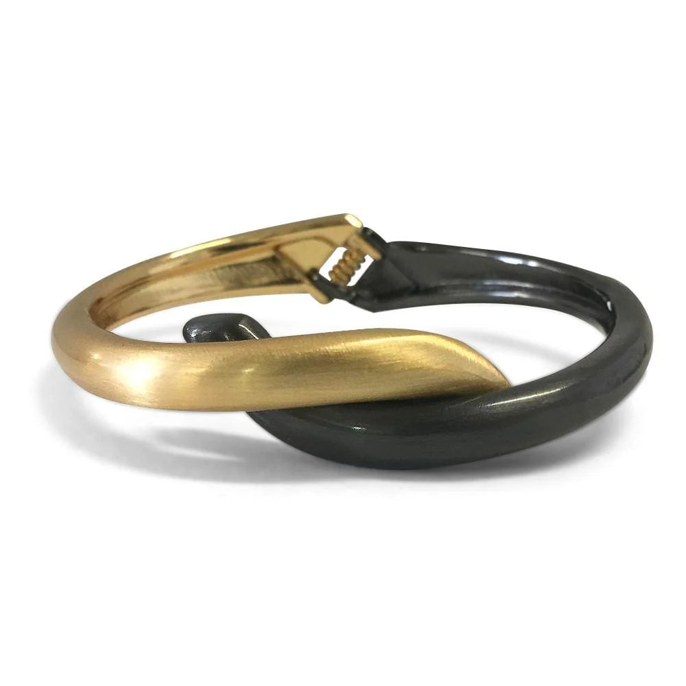Bullion Gold Carlow Mix in Gold and Gun Black Bracelet
