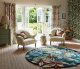 Sanderson Robin's Wood Forest Green Round 146508 Rug