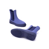 Knit Chelsea Ankle Boots - Purple