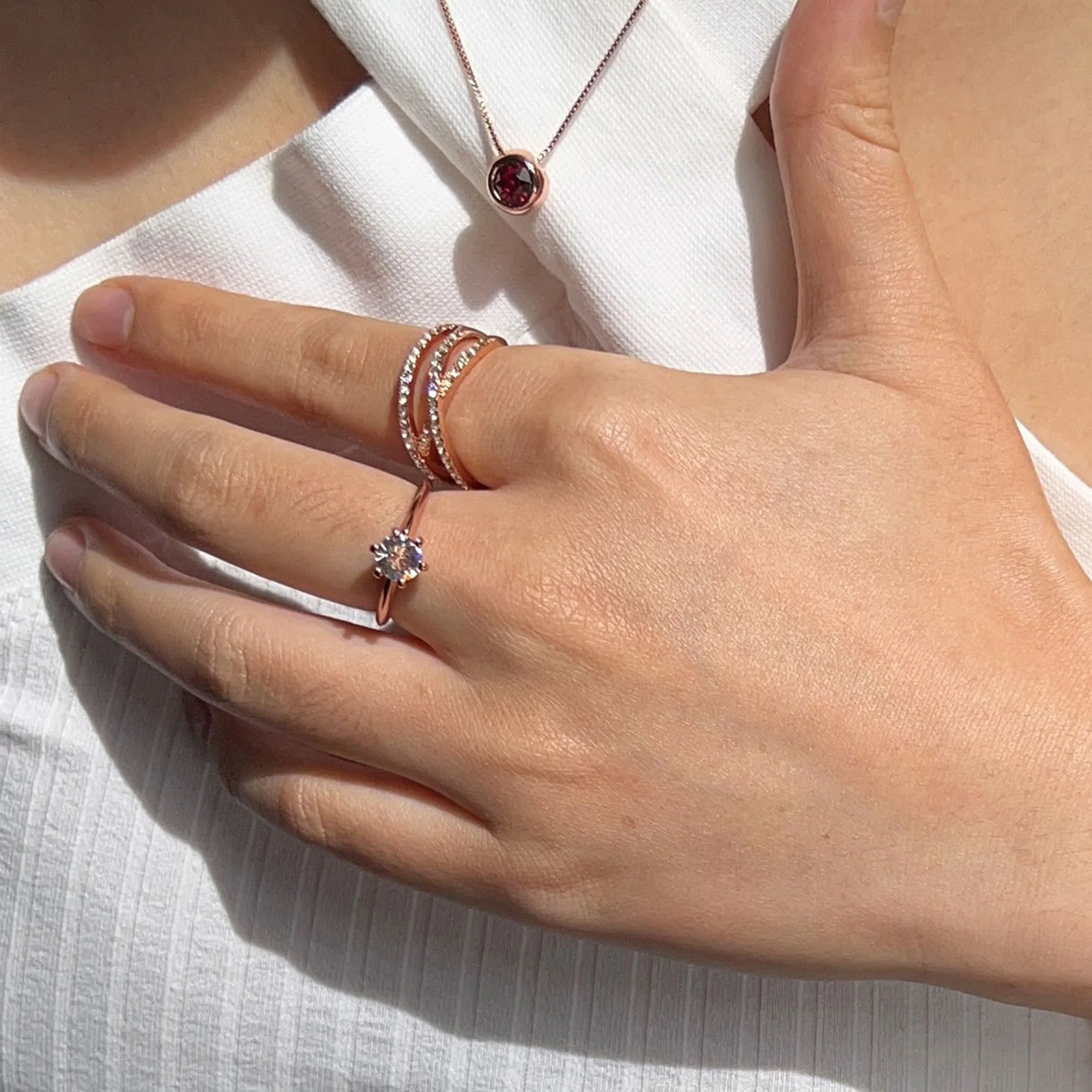 Krystal Couture One In A Million Solitaire Ring Embellished with SWAROVSKI Crystals
