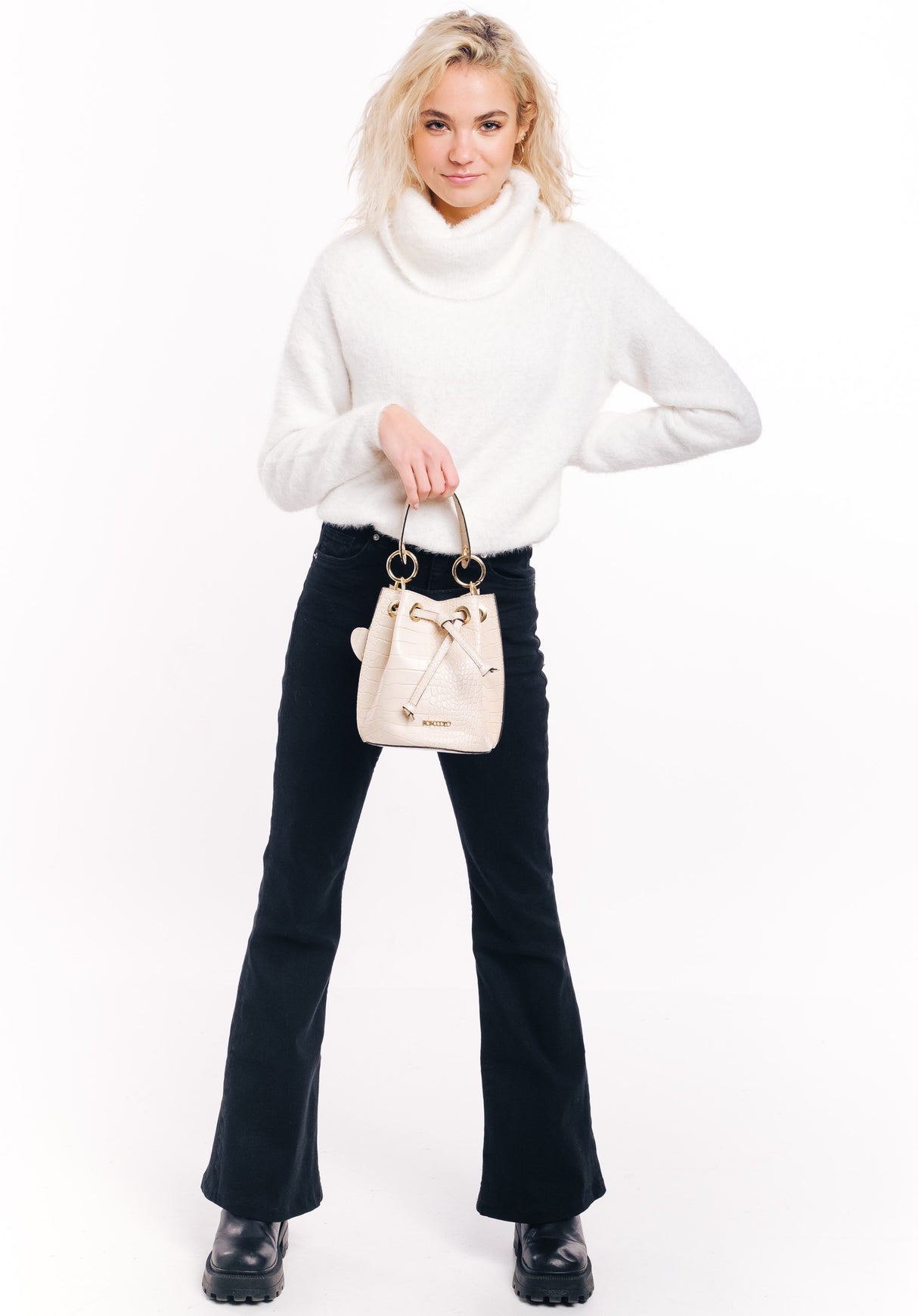 Bosccolo Bucket Bag - Beige