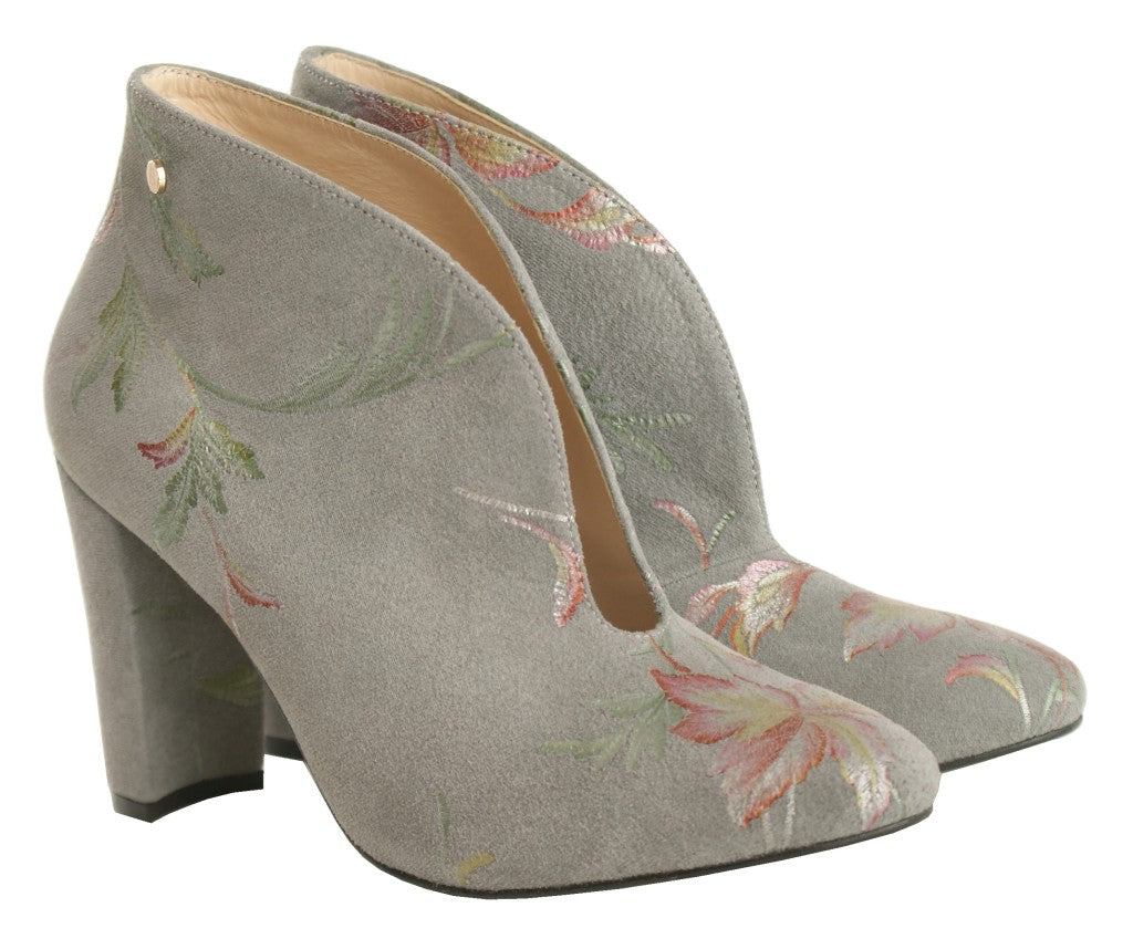 Bosccolo Womens Boots - Leaves Grey