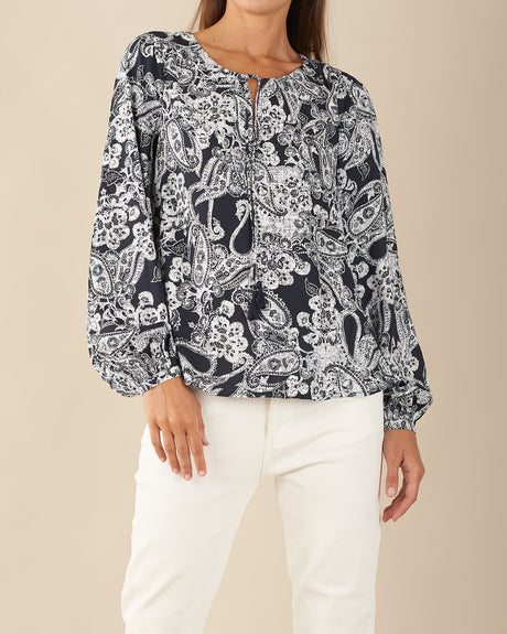Amelius Halena Long Sleeve Blouse - Multi