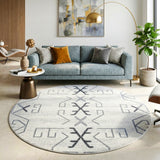 Paradise Cala Grey Round Rug