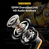 Transformers TWS Wireless Earbud Low Latency Earphones Bluetooth V5.4 TF-T11 - Yellow