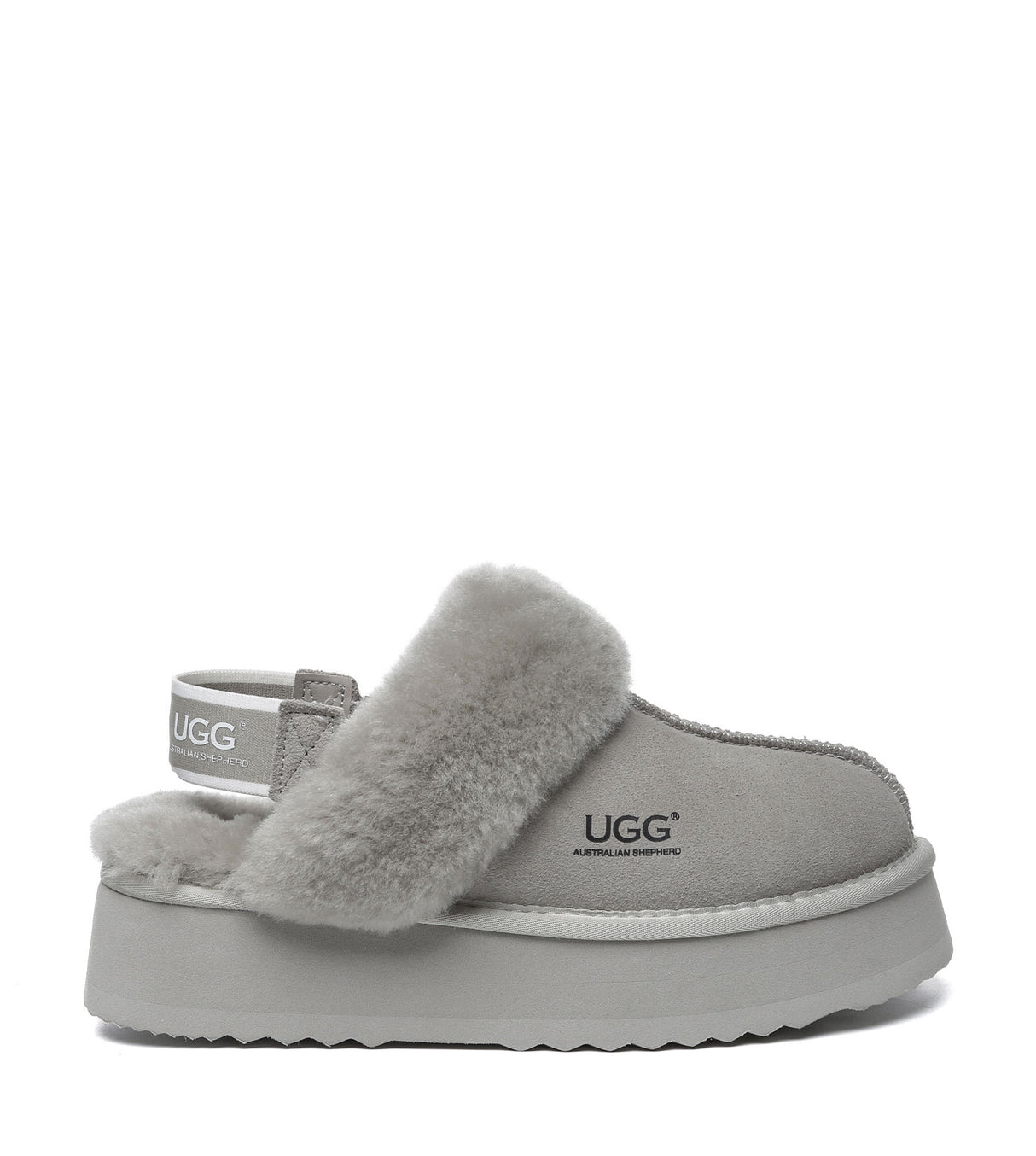 Australian Shepherd UGG Musa platform - Goat Grey