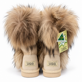 Australian Leather Ugg Fozy Short Uggs - Natural - AU4