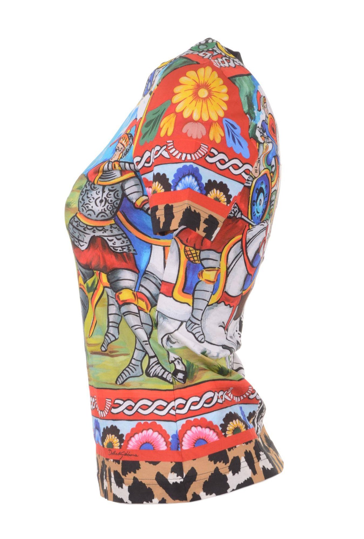 Dolce & Gabbana Women Printed Short Sleeve T-shirt