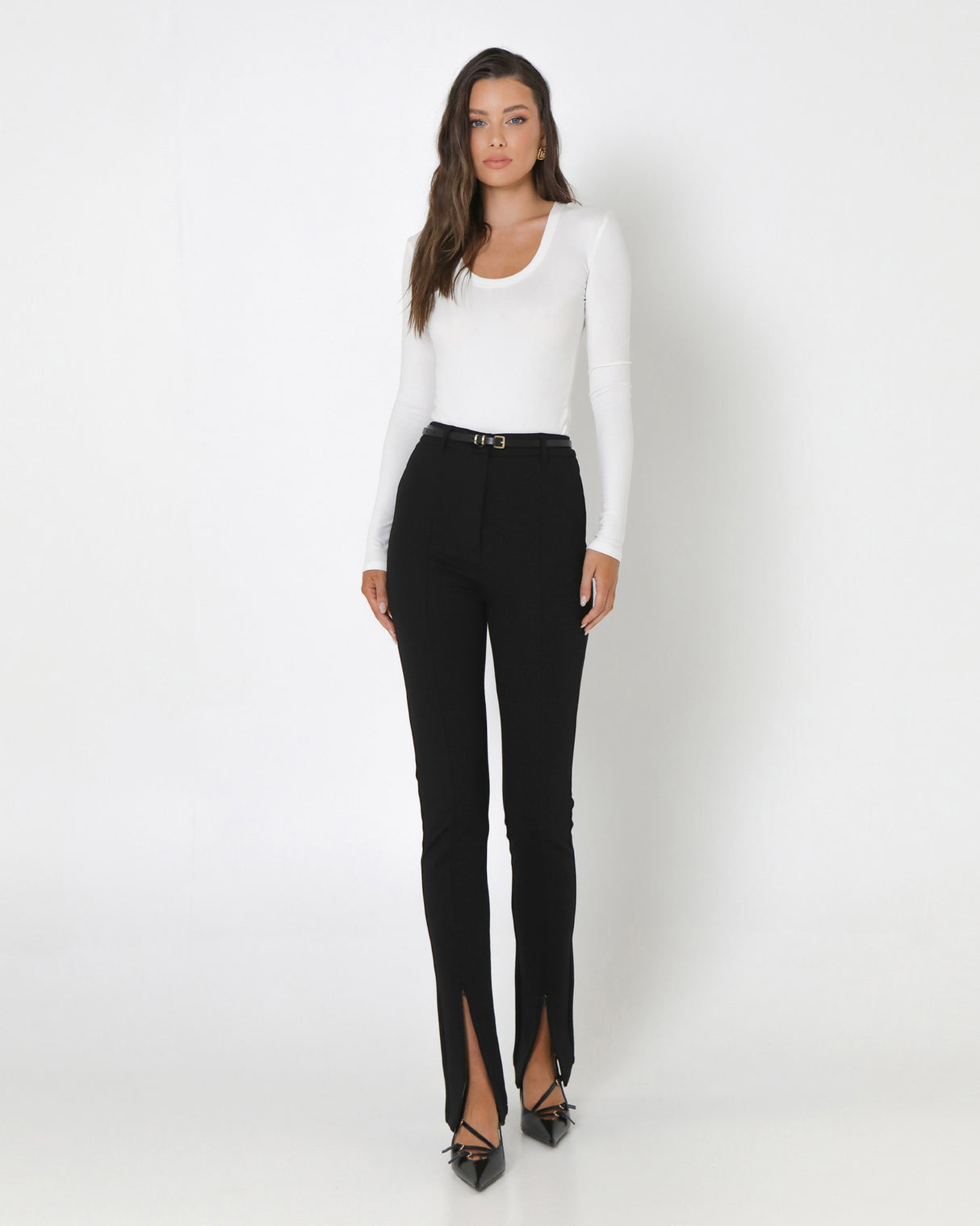 Madison The Label Mason Zip Pants - Black