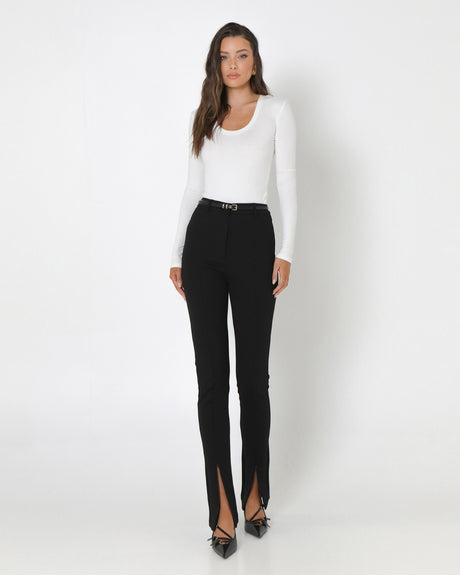 Madison The Label Mason Zip Pants - Black