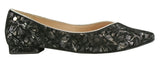 Bosccolo Womens Ballerina - Black / Silver