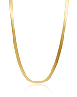 Liv Oliver 18K Gold Flat Link Necklace