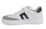 Bosccolo Womens Sneakers - White/Black/Grey