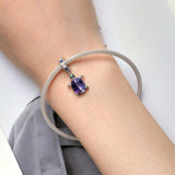 Solid 925 Signature Silver Turtle Cascade Charm
