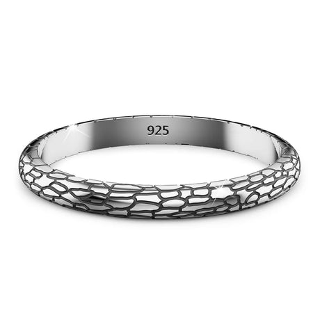 Solid 925 Sterling Silver Mischievous Earthquake Ring